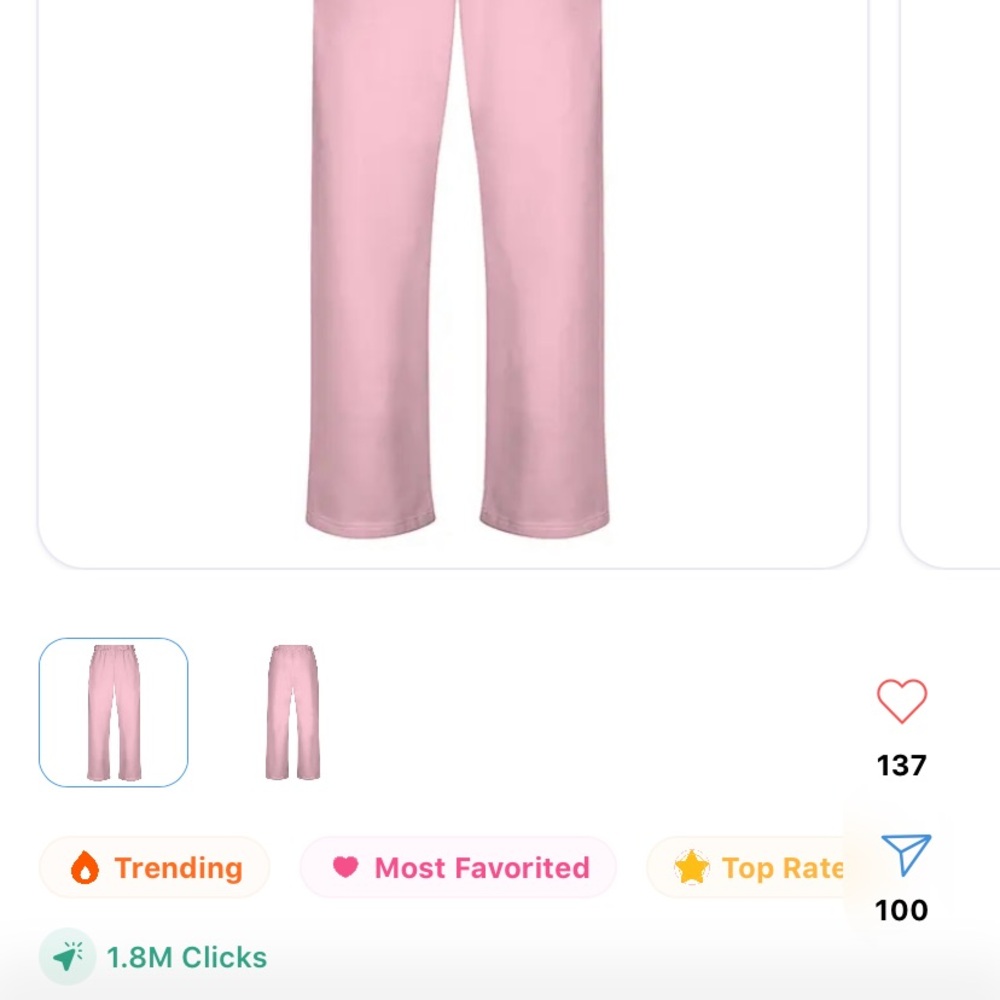 Pink Lounge Pants
